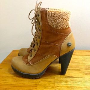 Tino Gonzales faux-suede booties, size 8